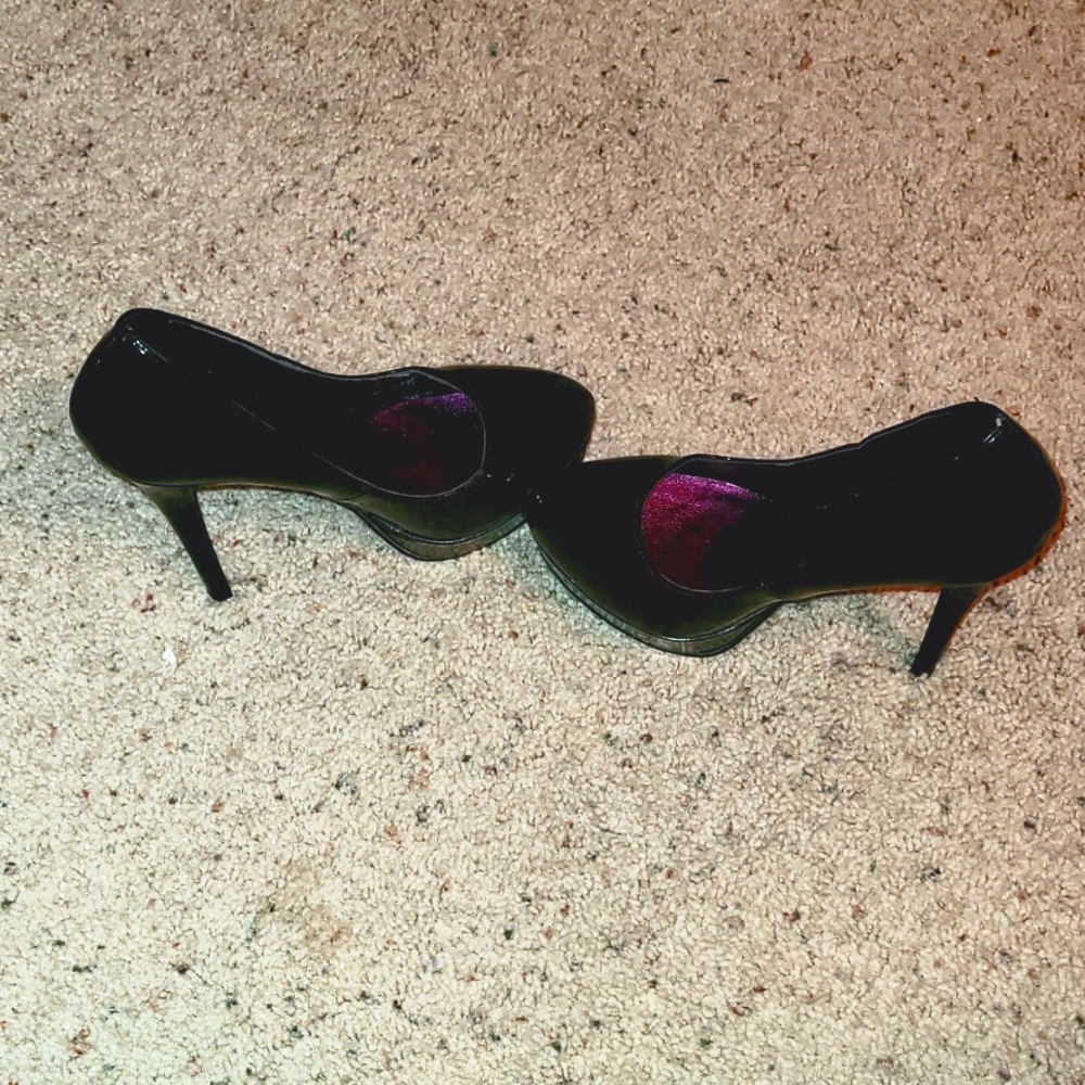 Joey black 6" inch heels.